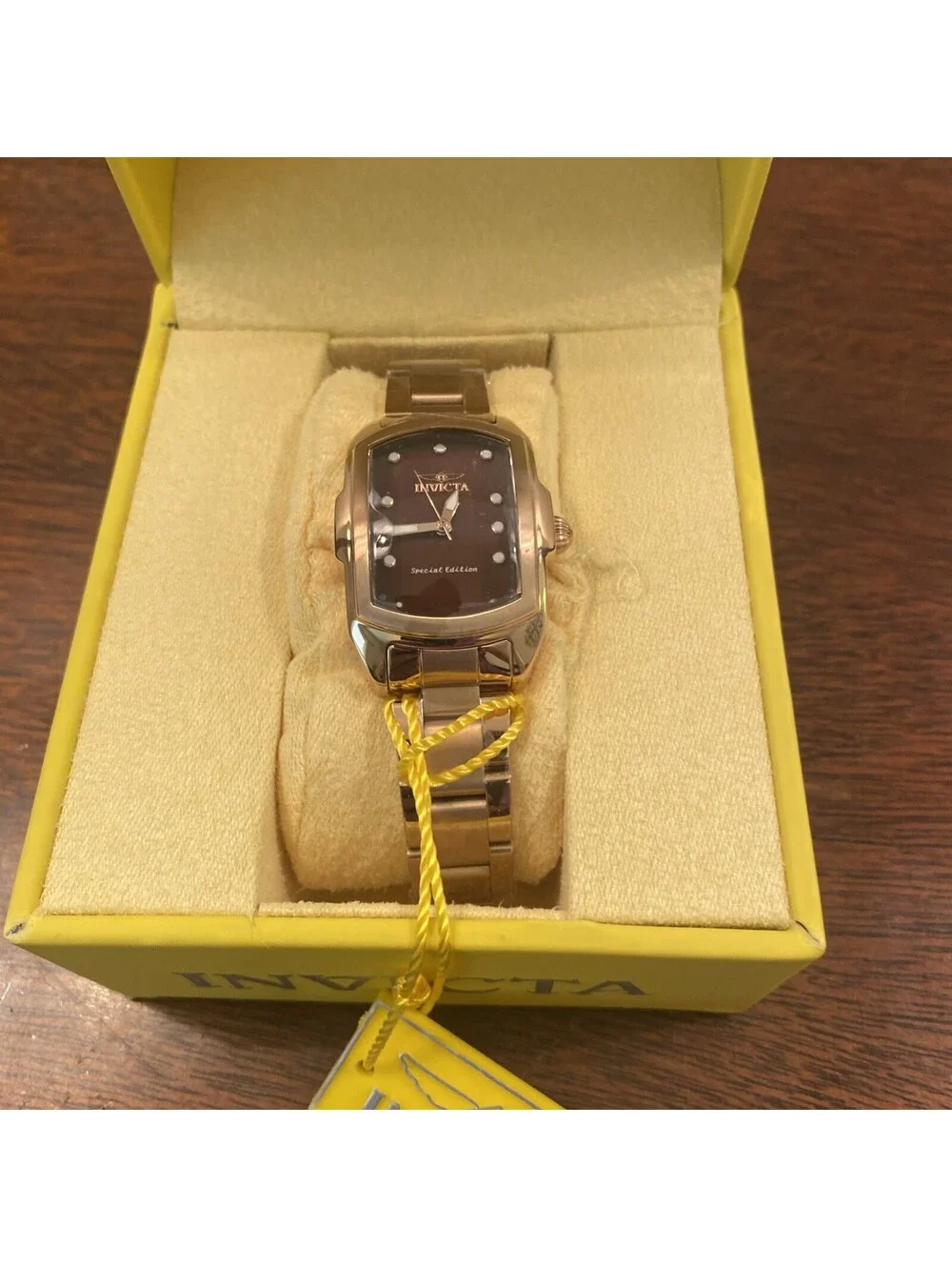 Invicta Lupah Rose Gold Special Edition Women’s 100M Watch W/Box Papers